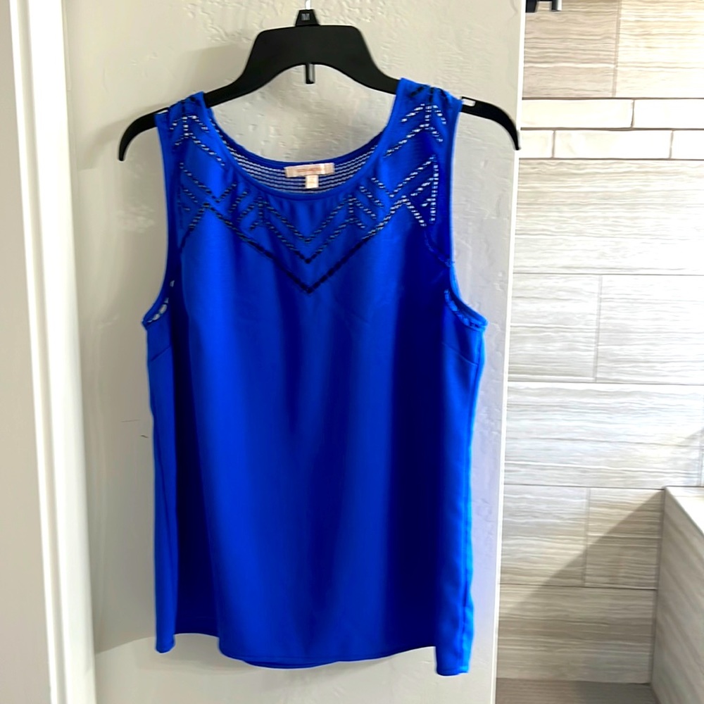 Skies Are Blue tank sz Large